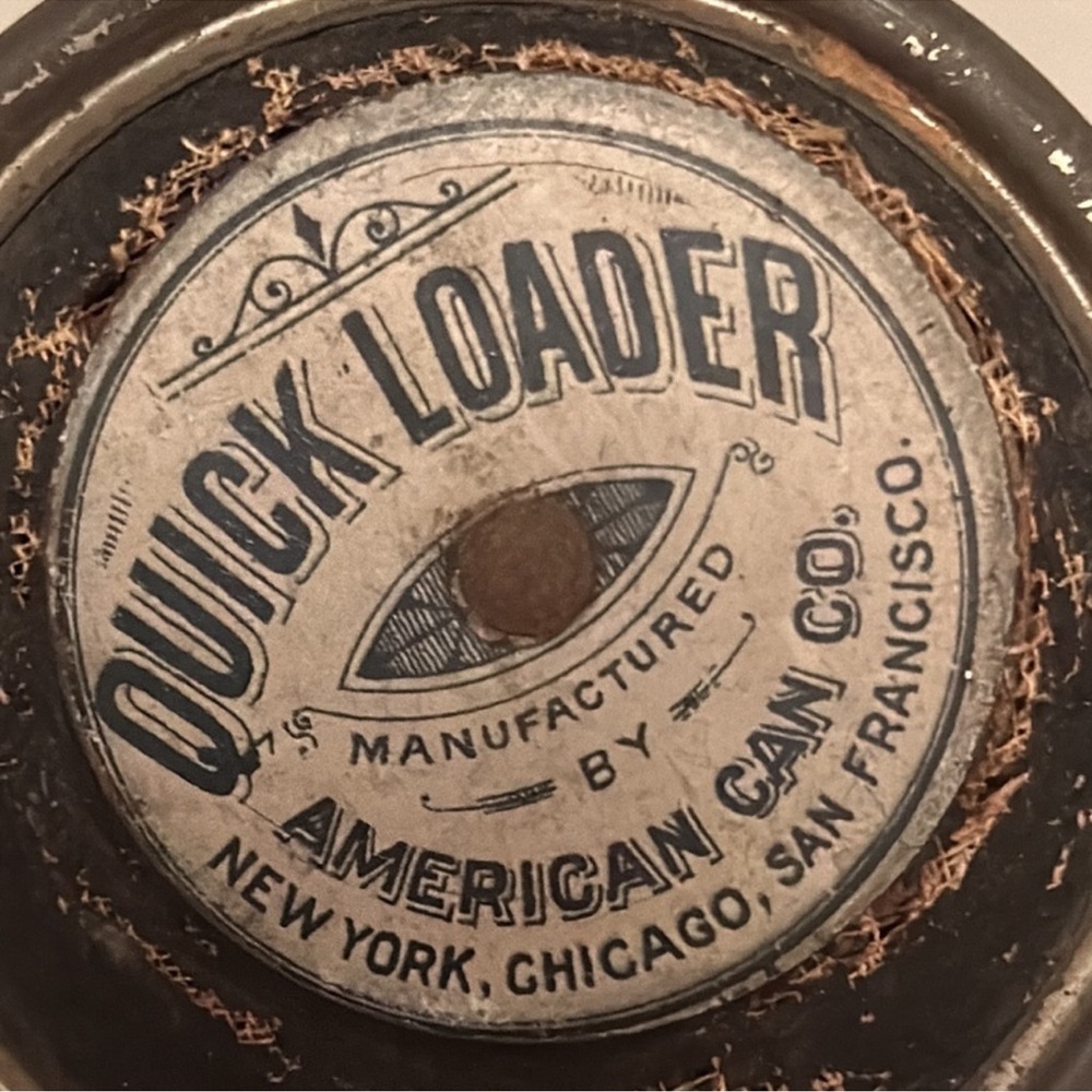 Antique QUICK LOADER American Can Company-Insect Powder Duster